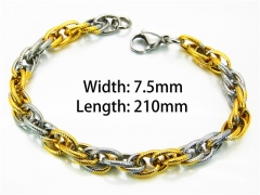 HY Wholesale Gold Bracelets of Stainless Steel 316L-HY40B0130LL