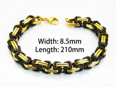 HY Wholesale Black Bracelets of Stainless Steel 316L-HY40B0175PS