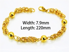 HY Wholesale Gold Bracelets of Stainless Steel 316L-HY40B0145OL