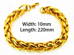 HY Wholesale Gold Bracelets of Stainless Steel 316L-HY40B0141PZ