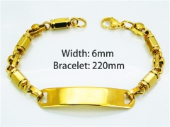Wholesale Bracelets (18K-Gold Color)-HY55B0650NV
