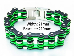 Stainless Steel 316L Bracelets (Bike Chain)-HY55B0201JMR