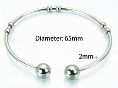 HY Jewelry Wholesale Stainless Steel 316L Bangle (PDA Style)-HY58B0166JR