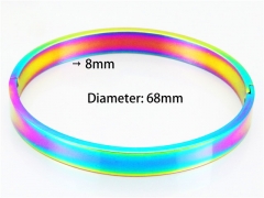 HY Jewelry Wholesale Stainless Steel 316L Bangle (Colorful)-HY42B0001HIC