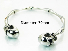 HY Jewelry Wholesale Stainless Steel 316L Bangle(Skull)-HY22B0070JJG