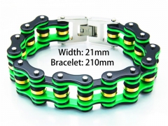 Stainless Steel 316L Bracelets (Bike Chain)-HY55B0202JMS