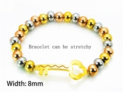 HY Wholesale Rosary Bracelets Stainless Steel 316L-HY76B0476MLW
