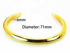 HY Jewelry Wholesale Stainless Steel 316L Bangle (Casting Style)-HY22B0056JHC