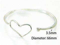 HY Jewelry Wholesale Stainless Steel 316L Bangle (Casting Style)-HY22B0068ILX