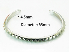 HY Jewelry Wholesale Stainless Steel 316L Bangle (Casting Style)-HY22B0058ILQ