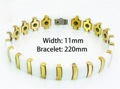 HY Wholesale Bracelets （S. Steel + Ceramic)-HY36B0056JMS