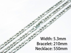 HY62S0287JLHY Wholesale Necklaces Bracelets (Steel Color)-