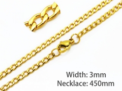 HY Stainless Steel 316L Figaro Chains-HY40N0163K0