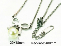HY Stainless Steel 316L Necklaces (Pearl Style)-HY93N0136LD