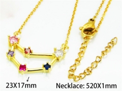 HY Wholesale Popular CZ Necklaces (Constellation)-HY54N0671MLS