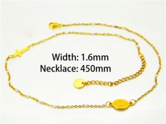 HY Stainless Steel 316L Necklaces (Religion Style)-HY76N0360NF