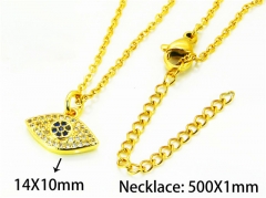 HY Wholesale Popular CZ Necklaces (Eyes style)-HY54N0585NF
