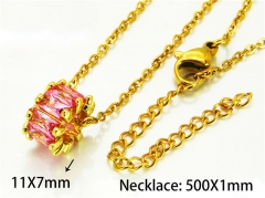 HY Wholesale Popular CZ Necklaces (Crystal)-HY54N0507ND