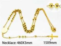 HY Stainless Steel 316L Necklaces (Religion Style)-HY76N0416NL