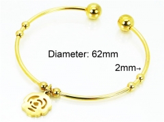 HY Jewelry Wholesale Stainless Steel 316L Bangle (PDA Style)-HY89B0022JLC