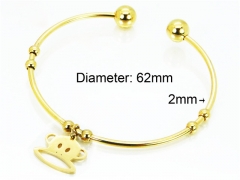 HY Jewelry Wholesale Stainless Steel 316L Bangle (PDA Style)-HY89B0036JLE