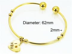 HY Jewelry Wholesale Stainless Steel 316L Bangle (PDA Style)-HY89B0013JLZ