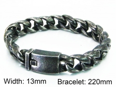 HY Stainless Steel 316L Bracelets (Titanium steel)-HY28B0058KLG