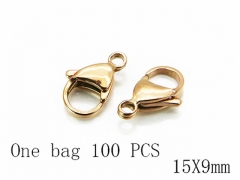 HY Stainless Steel 316L Lobster Claw Clasp-HY70A0672MXX