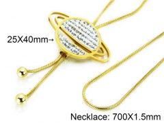 HY Stainless Steel 316L Necklaces (Crystal)-HY02N0162HJA