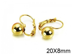 HY Stainless Steel 316L Ball Earrings-HY58E0759HH