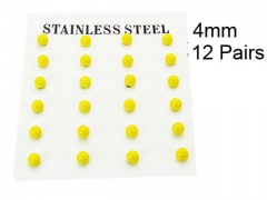HY Stainless Steel 316L Ball Earrings-HY70E0534HIQ