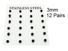 HY Stainless Steel 316L Ball Earrings-HY70E0543HIQ
