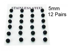 HY Stainless Steel 316L Ball Earrings-HY70E0545HJD