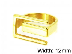 HY Stainless Steel 316L Lady Hollow Rings-HY16R0114MV