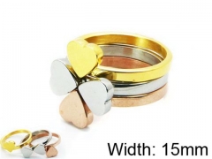 HY Stainless Steel 316L Lady Special Rings-HY15R1199HLX