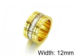 HY Stainless Steel 316L Lady Small-Crystal Rings-HY14R0354HIX