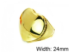 HY Stainless Steel 316L Lady Small-Crystal Rings-HY15R1163HHD