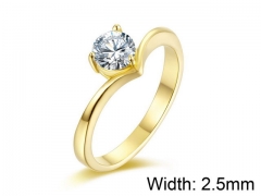 HY Jewelry Titanium Steel Popular Rings-HY007R0161HHD