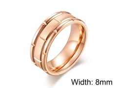 HY Jewelry Titanium Steel Popular Rings-HY007R0187HIC