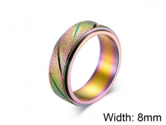 HY Jewelry Titanium Steel Popular Rings-HY007R0214HHC