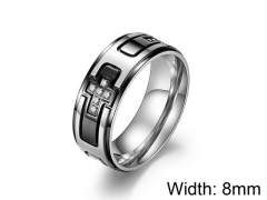 HY Jewelry Titanium Steel Popular Rings-HY007R0190HHS