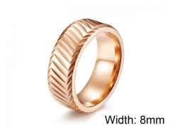 HY Jewelry Titanium Steel Popular Rings-HY007R0209MF