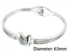 HY Wholesale Stainless Steel 316L Bangle(Crystal)-HY80B0868HIW
