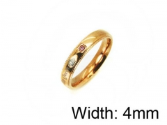 HY Wholesale Stainless Steel 316L CZ Rings-HY009R0044LD