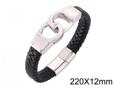 HY Wholesale Jewelry Bracelets (Leather)-HY0010B0025HOL