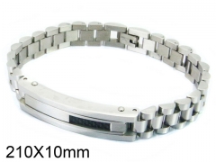 HY Wholesale Stainless Steel 316L Bracelets (Strap Style)-HY36B0138HMB