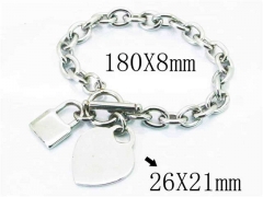 HY Stainless Steel 316L Bracelets (Lady Popular)-HY40B0200HHD