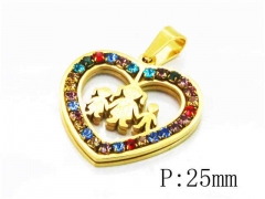 HY Stainless Steel 316L Pendants (Lover)-HY12P0768LD