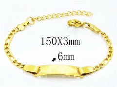 HY Stainless Steel 316L Bracelets (ID Bracelet)-HY40B0204KD