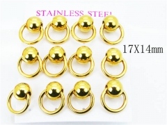 HY Wholesale Stainless Steel 316L Hollow Hoop Earrings-HY59E0565IWW
